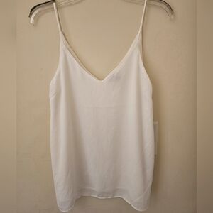 WHITE CAMISOLE w/LINER